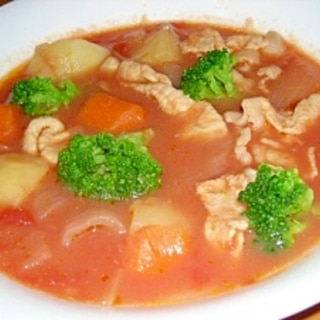 ビーフシチュー風スープ
